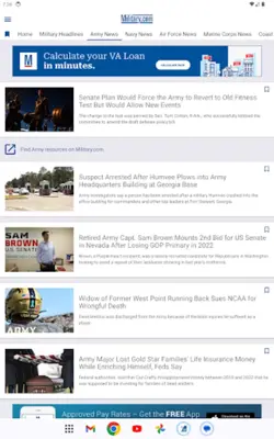 Military News by Military.com android App screenshot 3